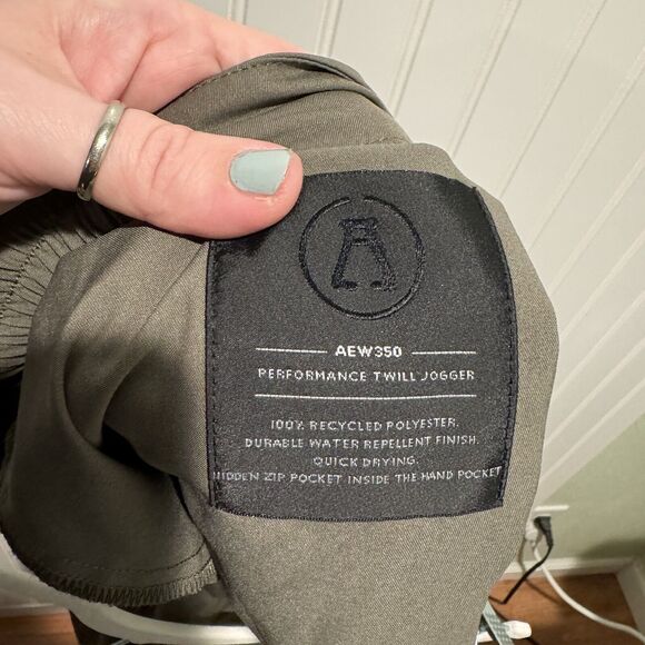 Alchemy Equipment Performance Twill Jogger Olive Size Medium - Picture 7 of 7